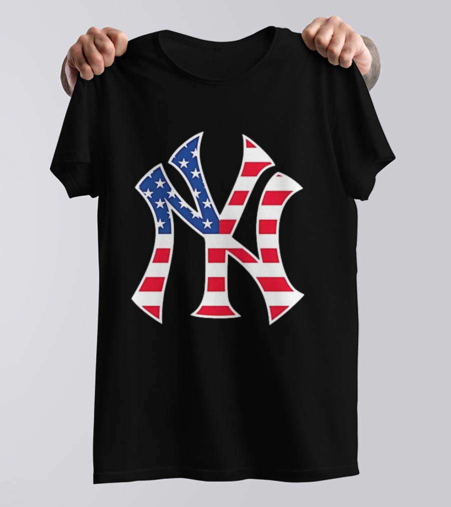 New York Yankees Military Appreciation Red White Blue Stars And Stripes T-Shirt