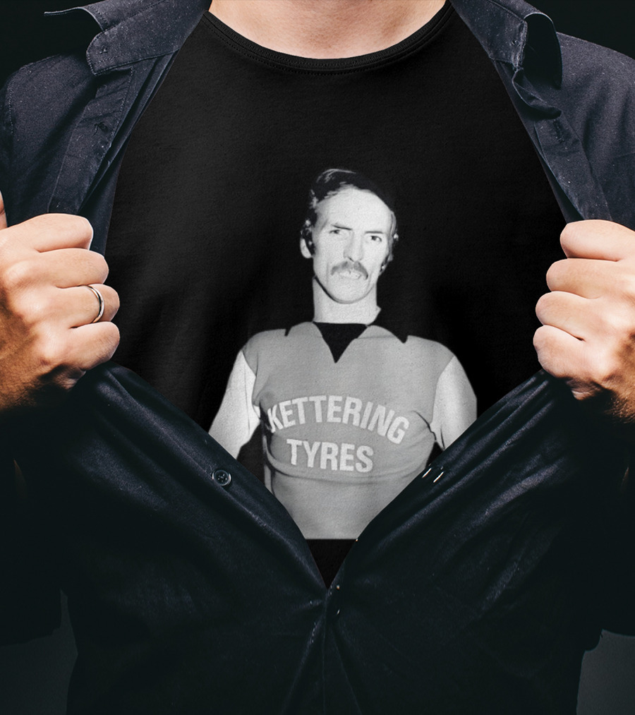 Derek Dougan Kettering Tyres Football Top T-Shirt