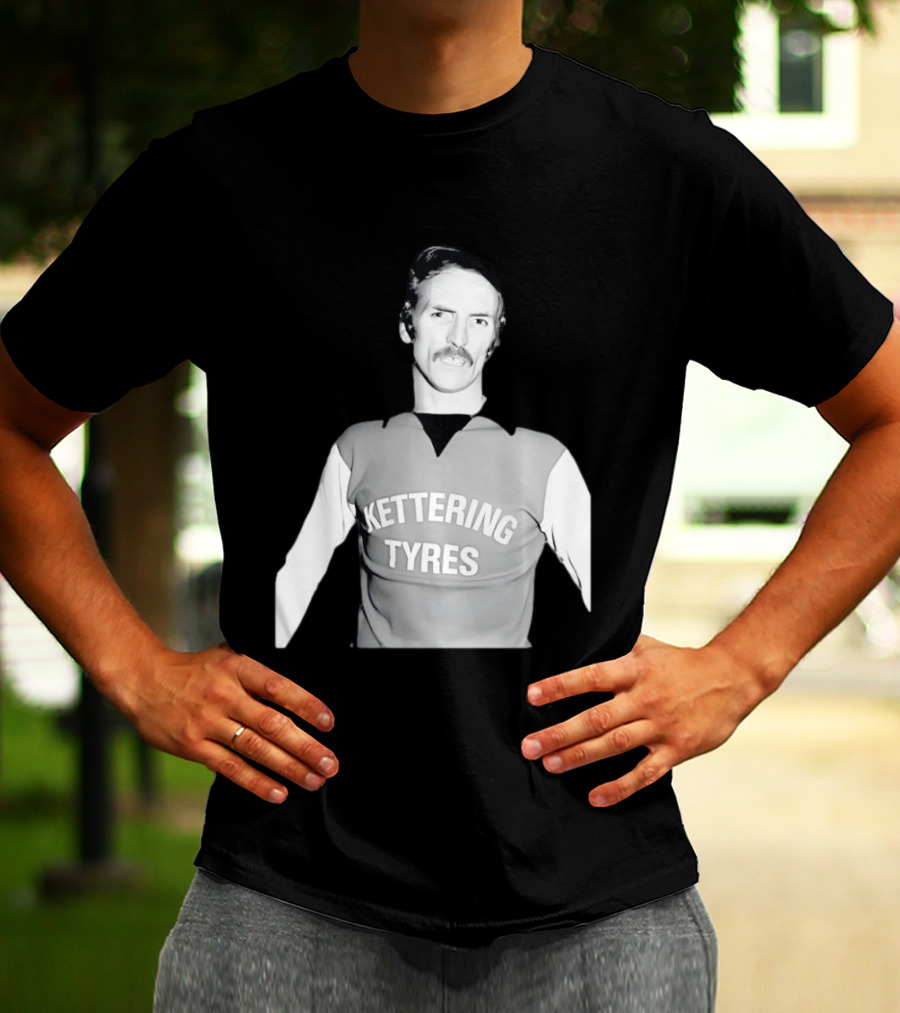 Derek Dougan Kettering Tyres Football Top T-Shirt
