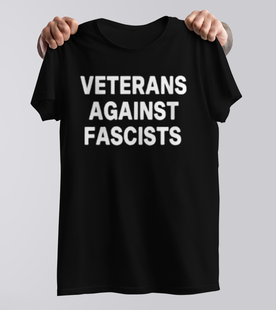Veterans Against Fascists Original Veteran Movement T-Shirt
