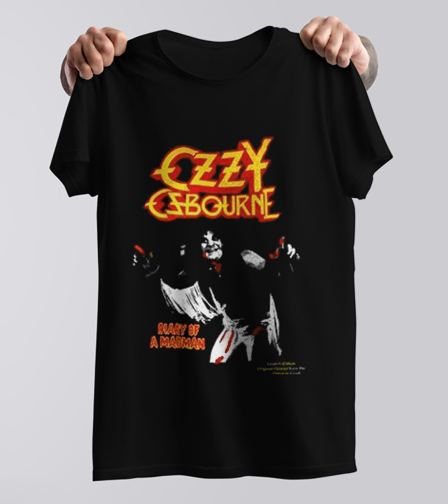 Ozzy Osbourne Diary Of A Madman Album T-Shirt