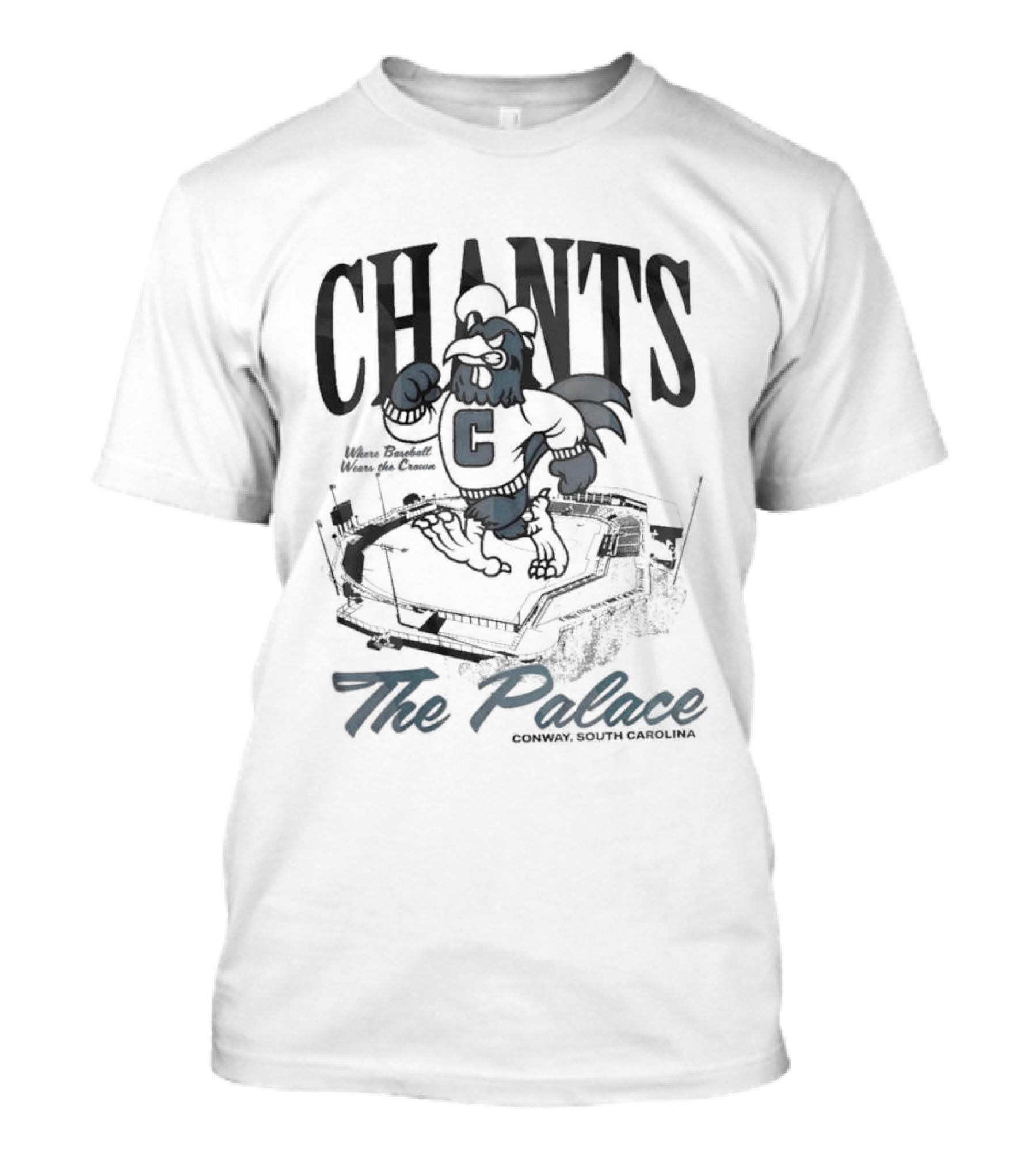 Coastal Carolina Chants Mascot The Palace T-Shirt