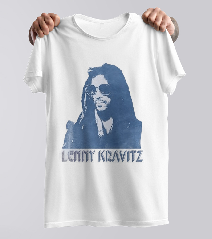 Lenny Kravitz Blue Sunglasses Las Vegas T-Shirt