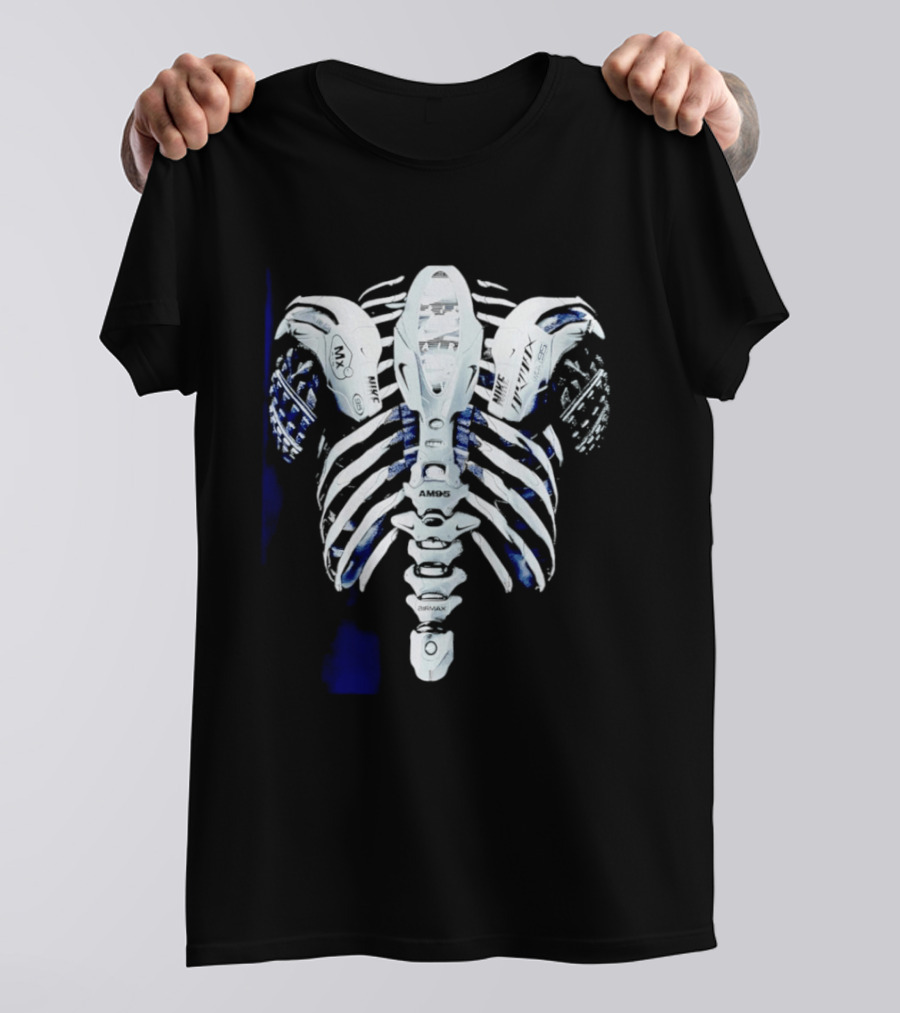 Air Max 95 AM95 Skeleton Rib Cage Sneakers T-Shirt