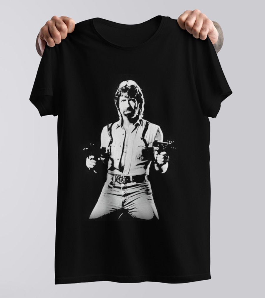 Chuck Norris Movie Star Icon Action Hero Television Series T-Shirt