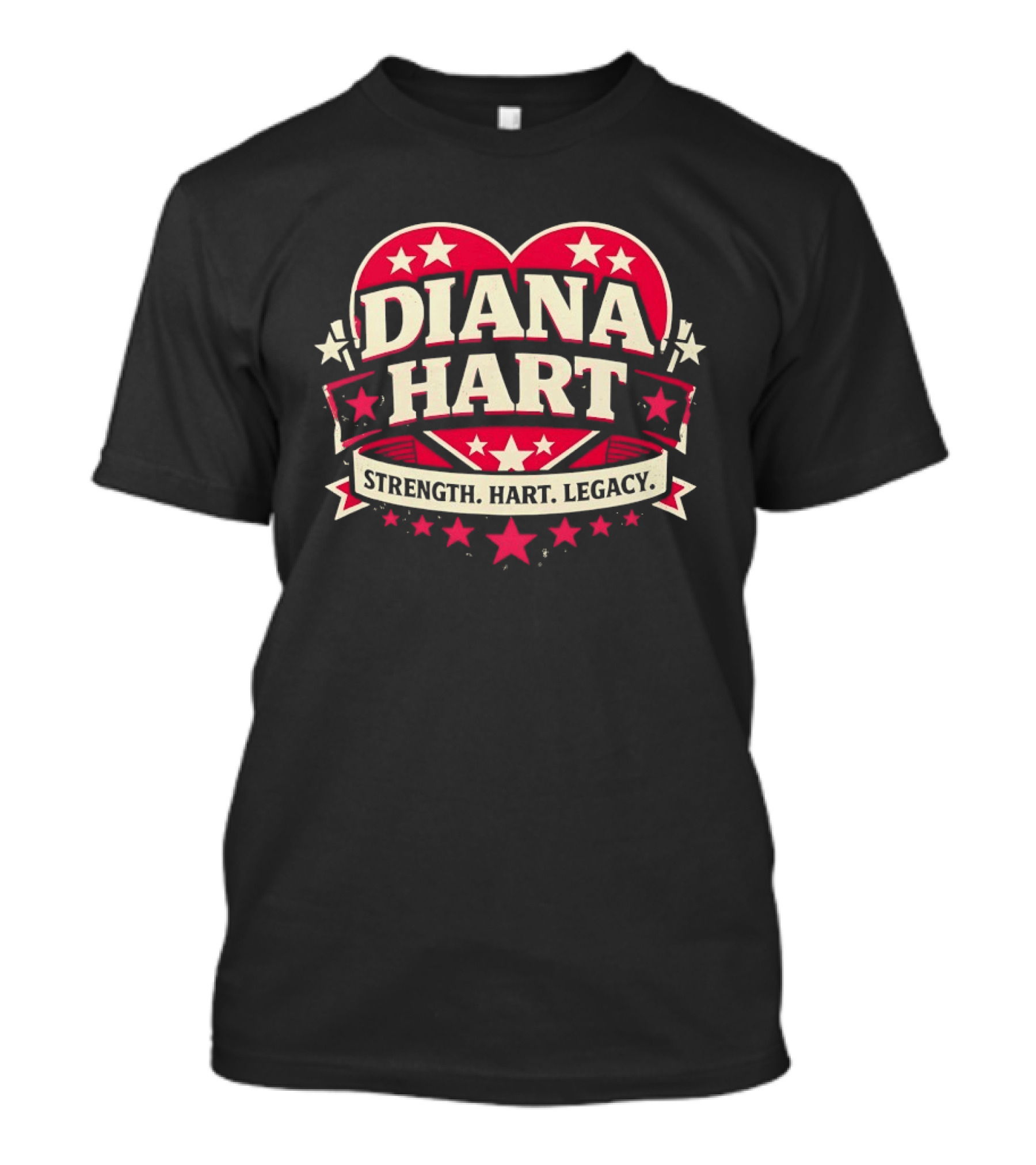 Diana Hart Strength Hart Legacy Stars And Heart T-Shirt