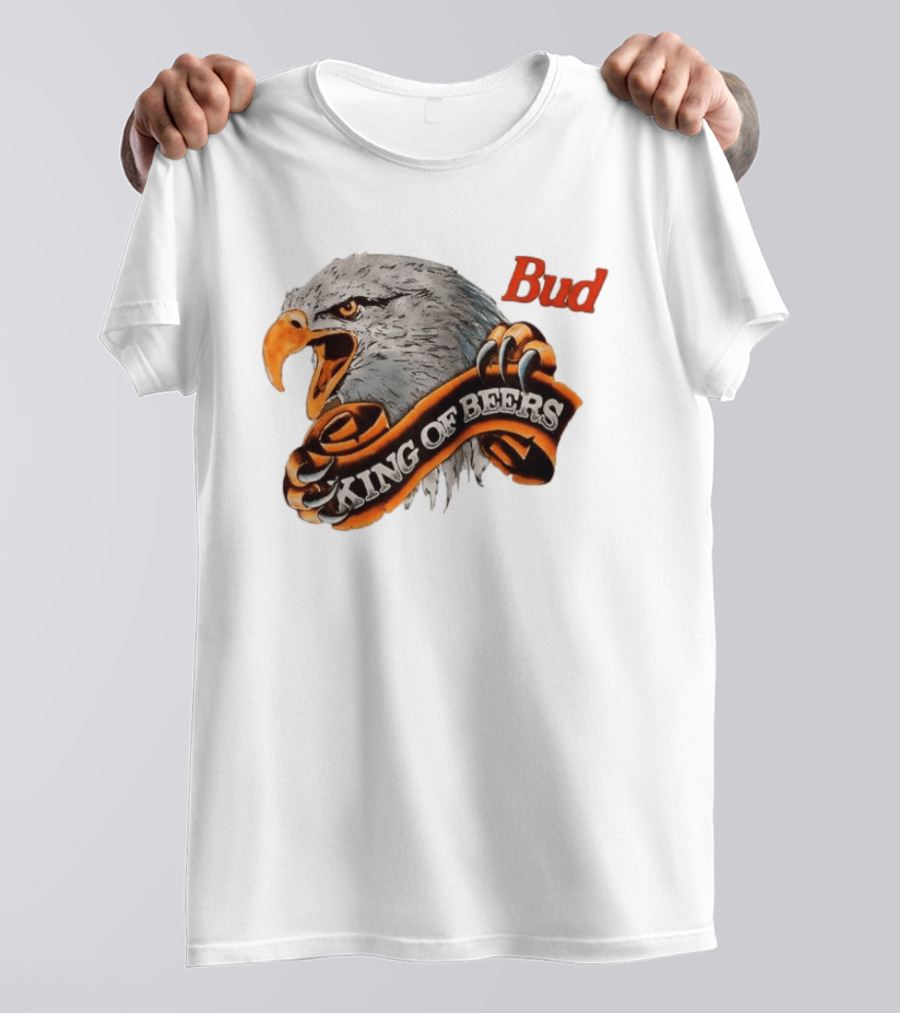 Bud King Of Beers Anheuser Busch Eagle T-Shirt