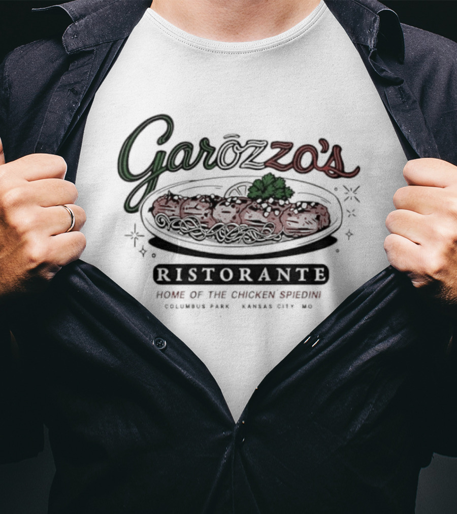 Garozzo's Ristorante Kansas City Home Of The Chicken Spiedini Est. 1989 T-Shirt