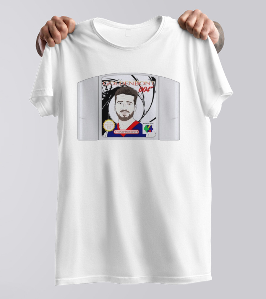 Goldenbont 004 The Carlton Draft Western Oval 44 James Bond Game T-Shirt