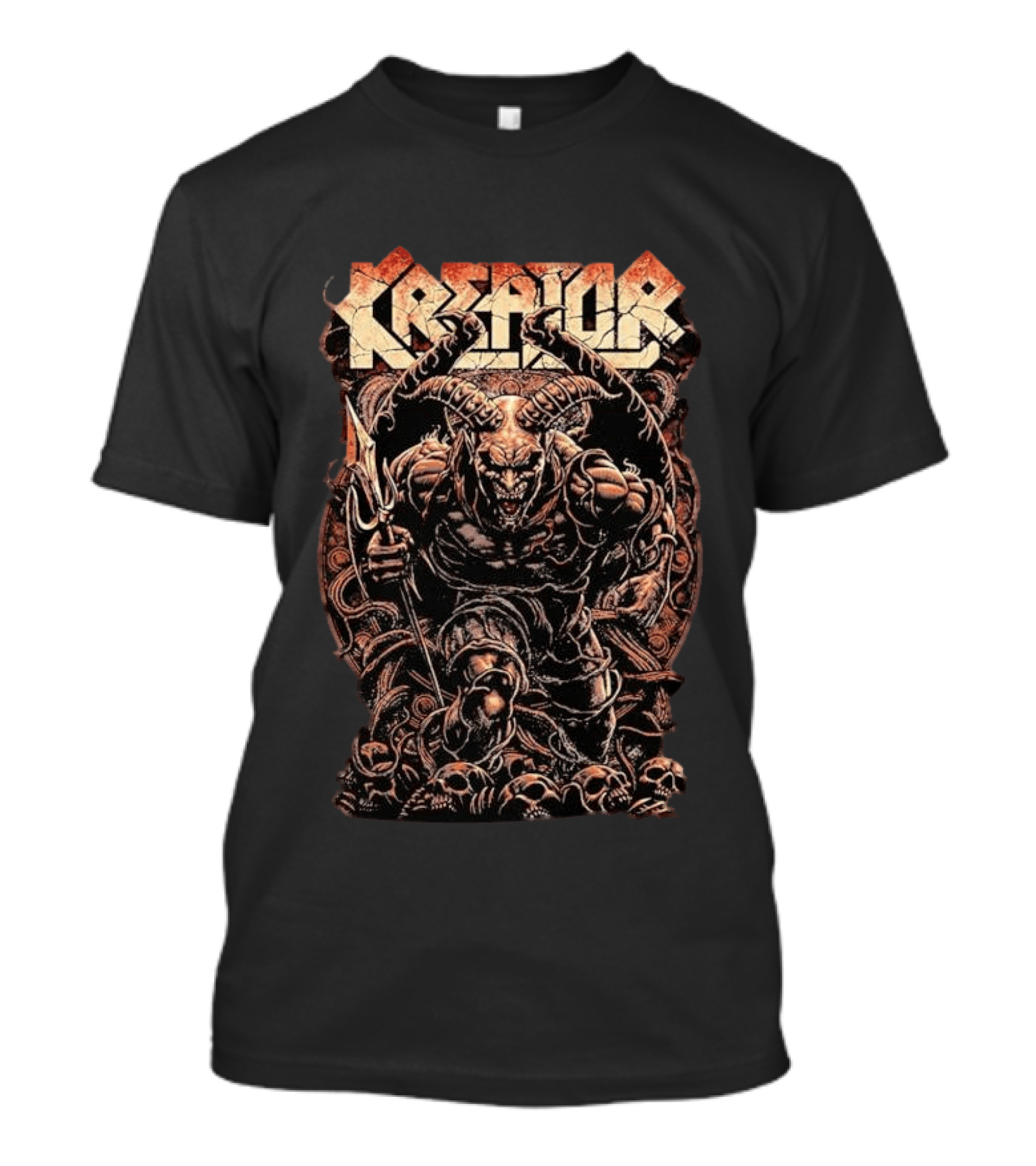 Kreator Krushers Of The World European Tour 2026 Skulls Demon T-Shirt