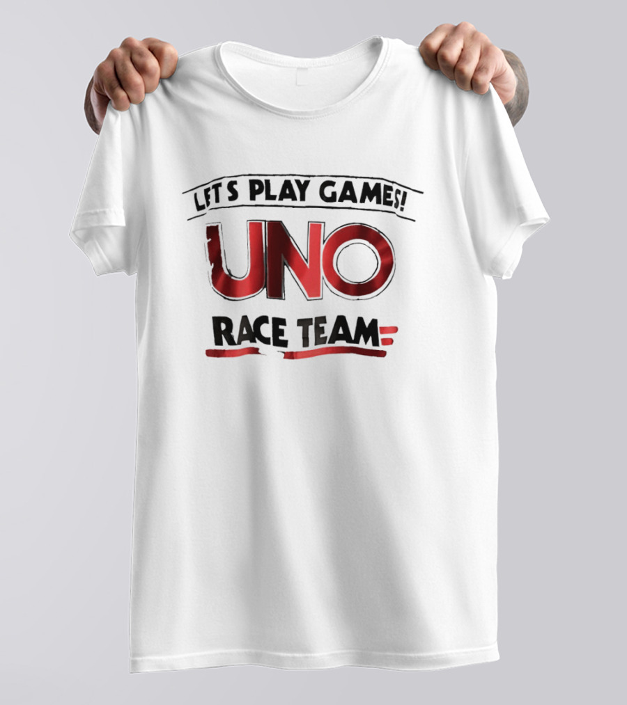Let's Play Games Uno Race Team T-Shirt