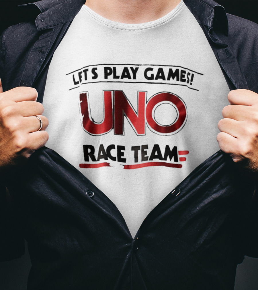 Let's Play Games Uno Race Team T-Shirt