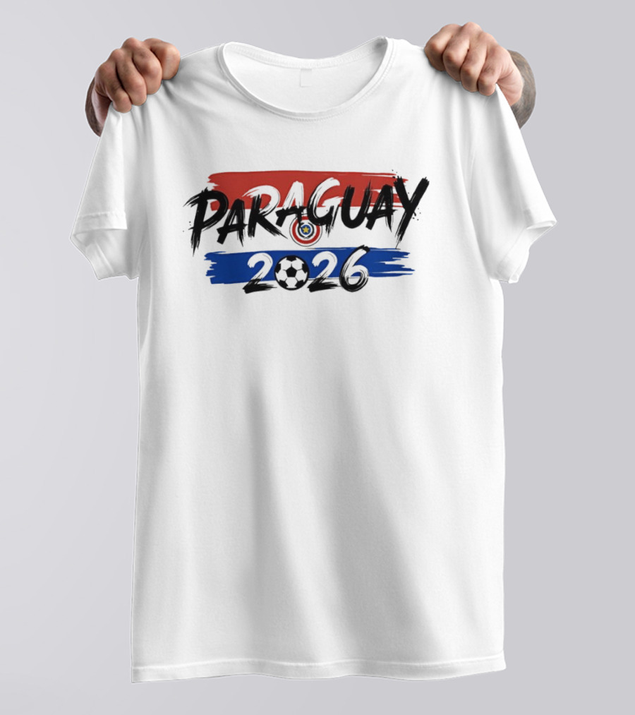 Paraguay 2026 World Cup Soccer Team Fan Gear T-Shirt