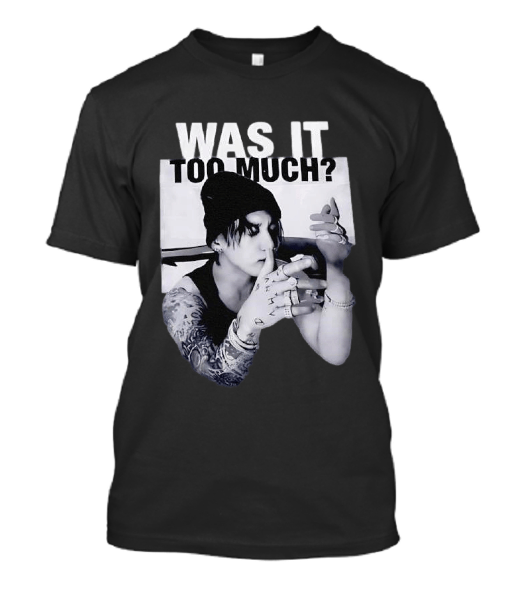 BTS Jungkook Was It Too Much Tattoo T-Shirt