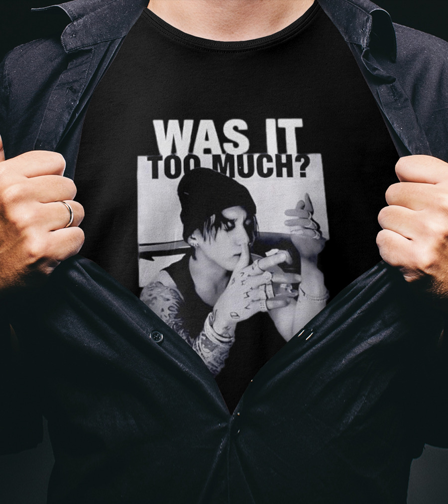 BTS Jungkook Was It Too Much Tattoo T-Shirt