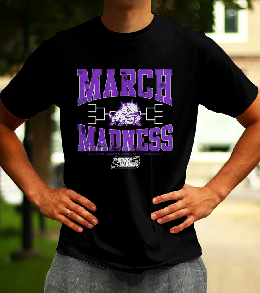TCU Horned Frogs March Madness 2026 NCAA Women's Basketball Championship T-Shirt