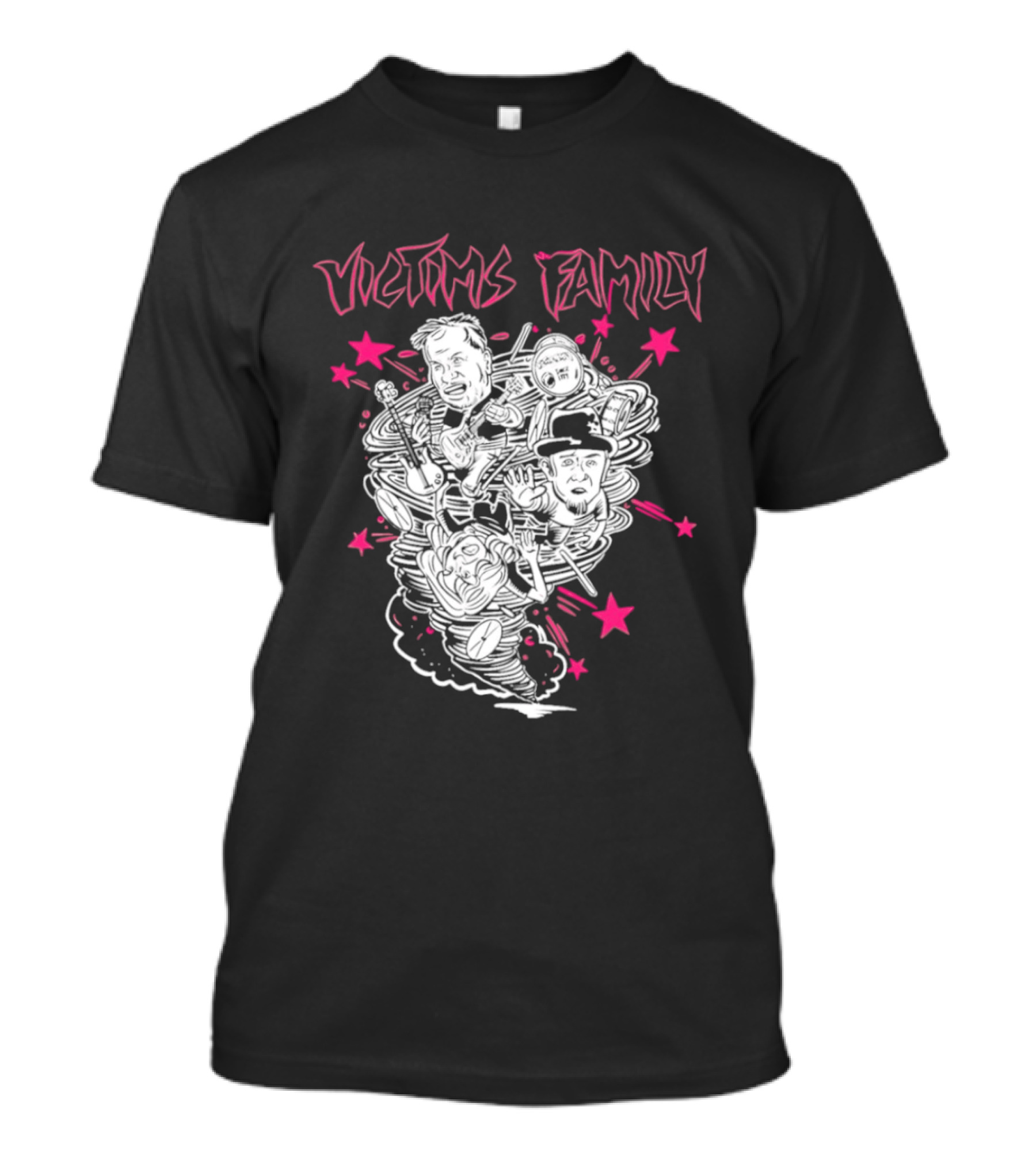 Victims Family Rock Band Tornado With Stars T-Shirt