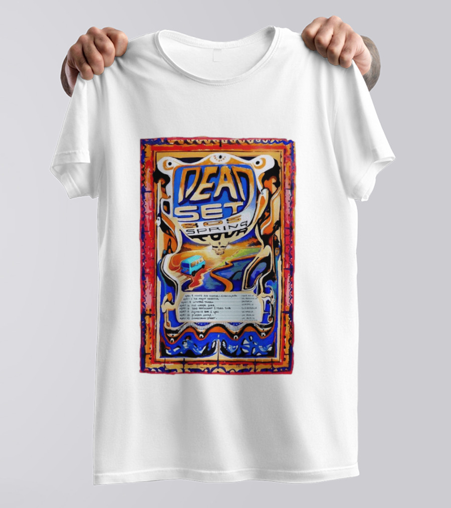 Dead Set 805 Spring Tour Skull And Van April 2026 Dates T-Shirt