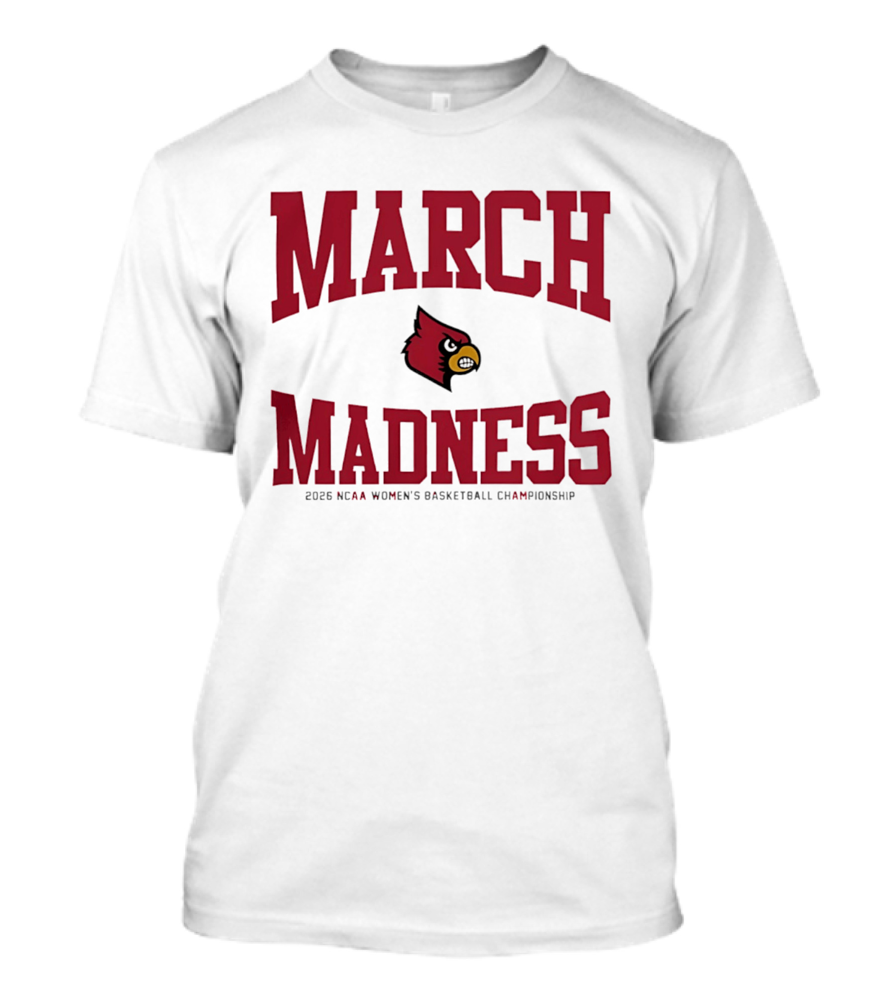 Louisville Cardinals 2026 NCAA Women's Basketball March Madness Championship T-Shirt