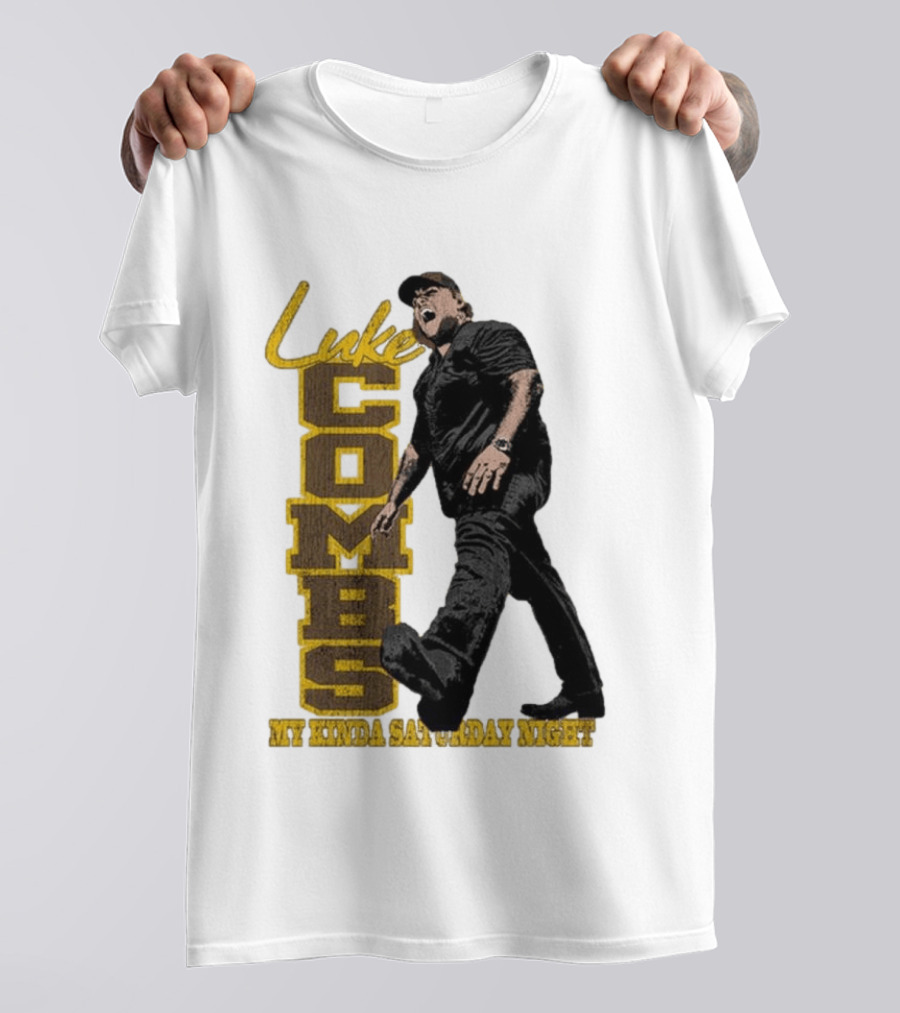 Luke Combs My Kinda Saturday Night Tour 2026 Sideline Collection T-Shirt