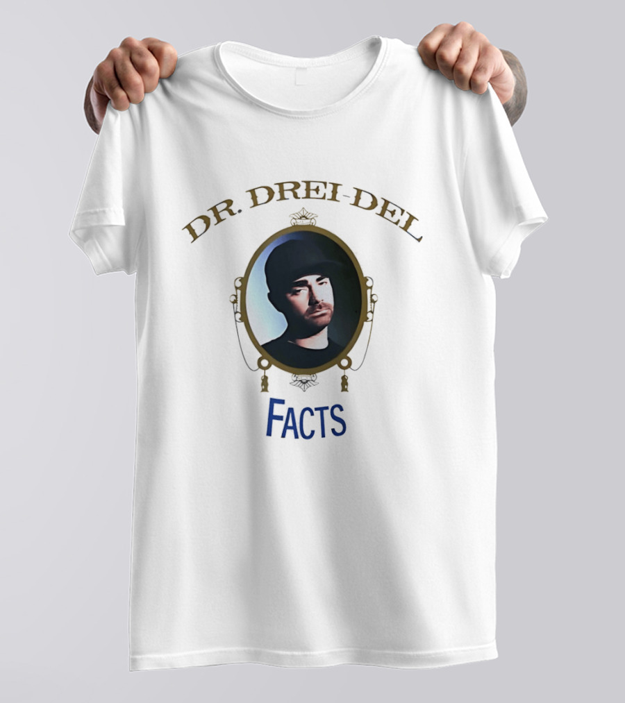 Dr Dreidel Facts Hip Hop Parody Hanukkah Humor T-Shirt