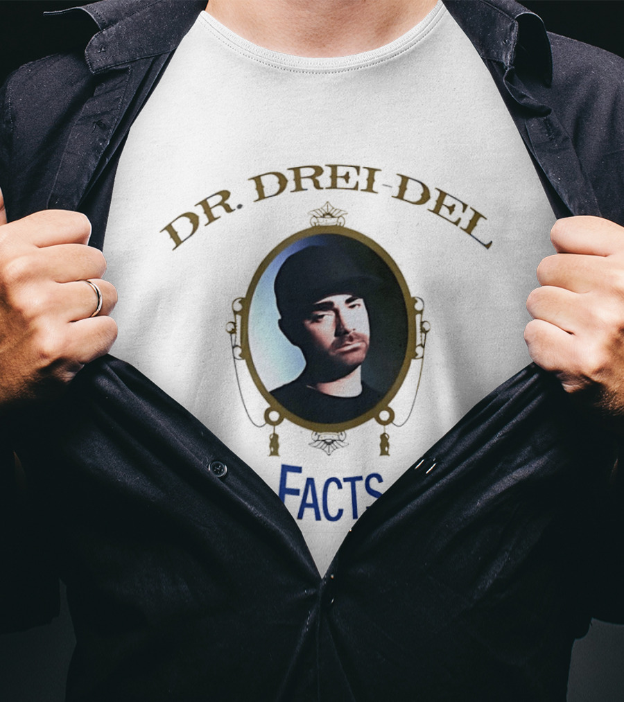 Dr Dreidel Facts Hip Hop Parody Hanukkah Humor T-Shirt