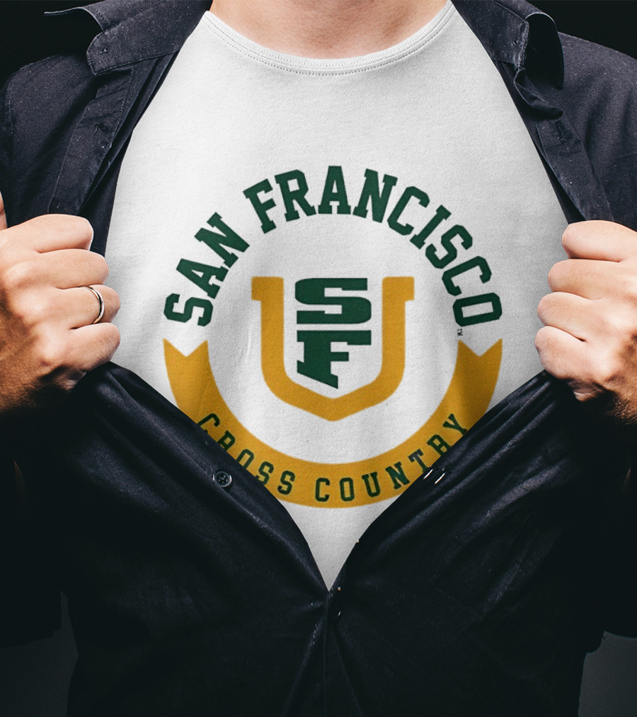 USFCA SF San Francisco Cross Country NCAA Men's T-Shirt