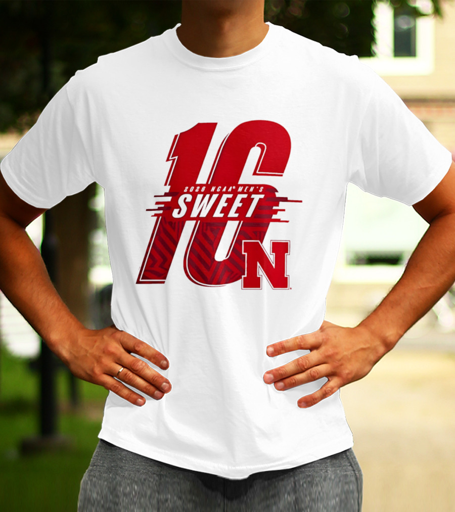 2026 NCAA Men's Sweet 16 Nebraska Huskers Basketball T-Shirt