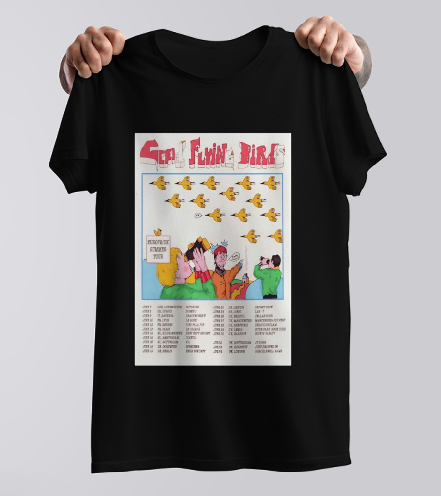 Good Flying Birds Europe UK Summer Tour 2026 Concert Dates T-Shirt