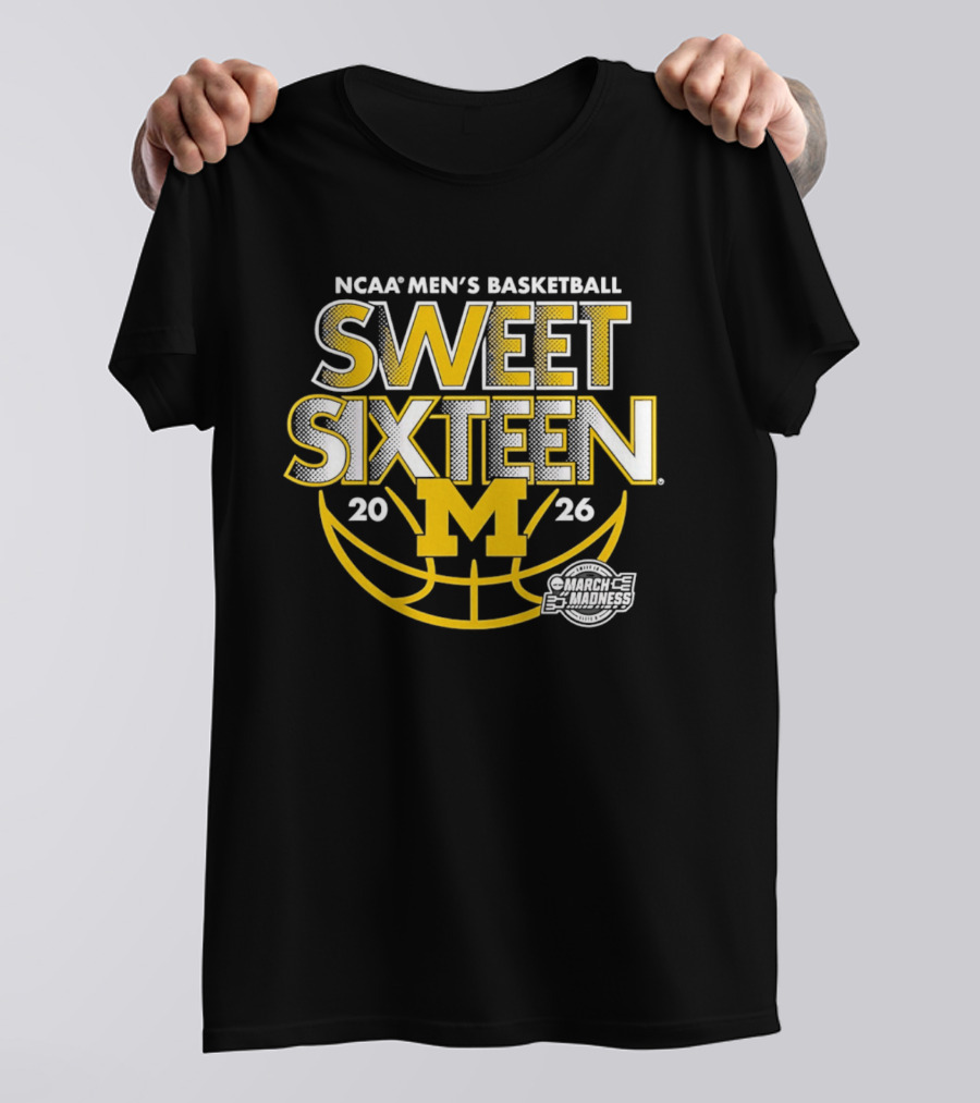 NCAA Men's Basketball Michigan Sweet Sixteen 2026 M T-Shirt