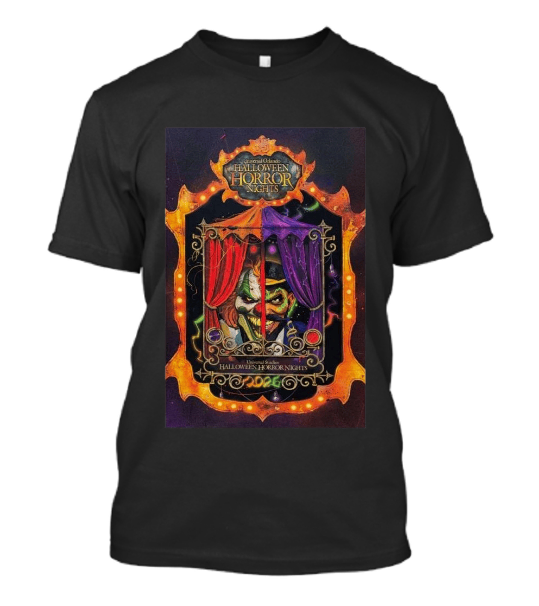 Universal Orlando Halloween Horror Nights 2026 Jack The Clown T-Shirt