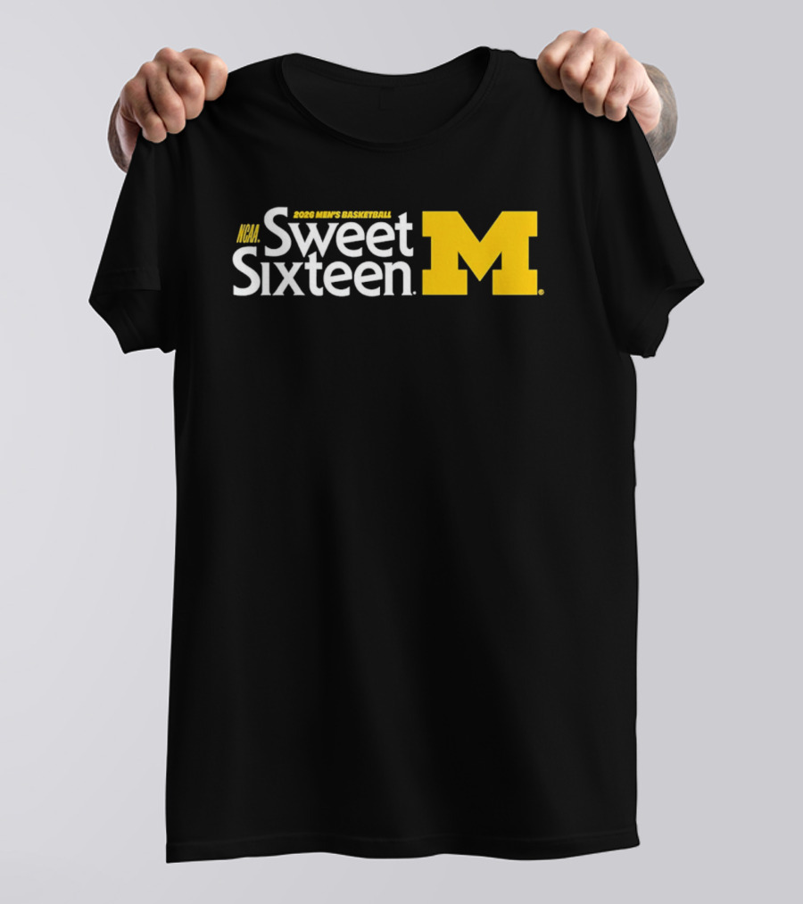 2026 NCAA Men's Basketball Sweet Sixteen Michigan T-Shirt