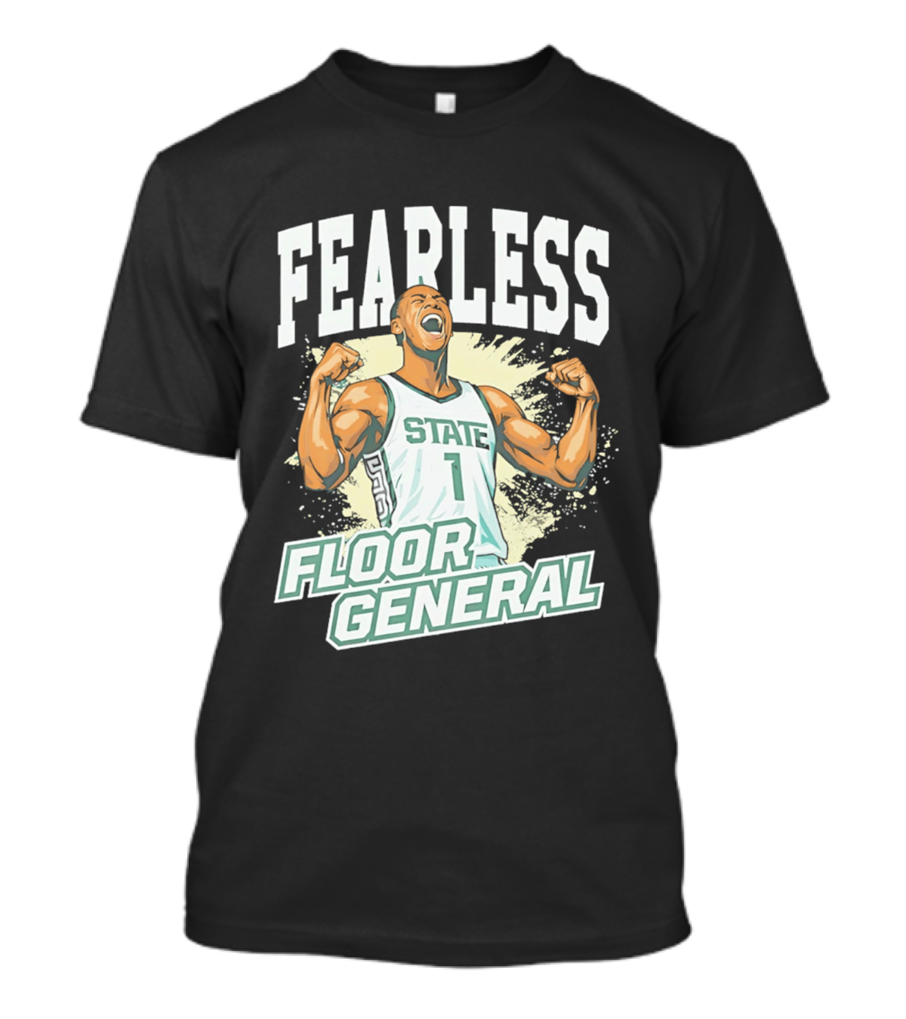 Fearless State 1 Floor General MM26 Michigan State Spartans T-Shirt