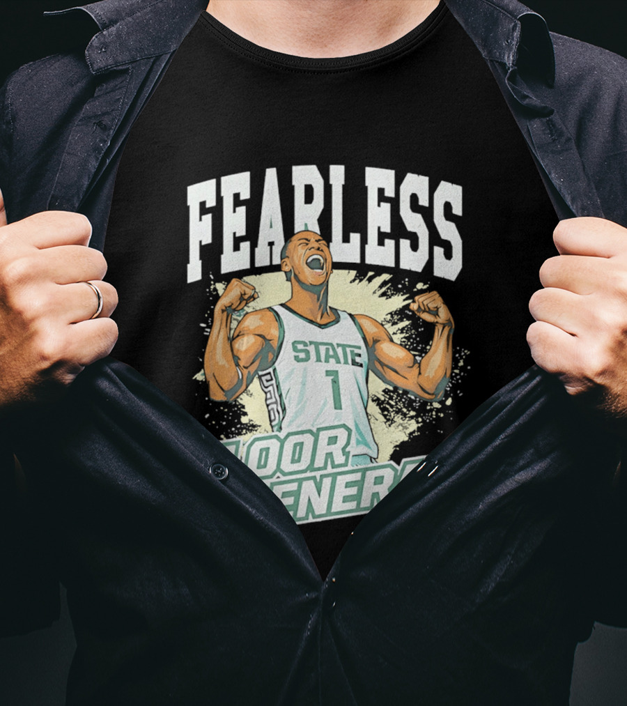 Fearless State 1 Floor General MM26 Michigan State Spartans T-Shirt