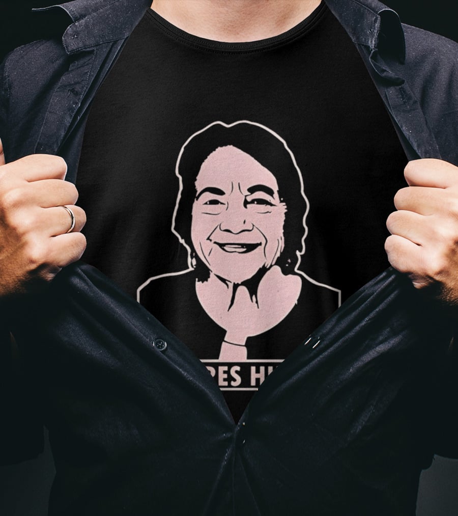 Dolores Huerta Sí Se Puede Cartoon T-Shirt