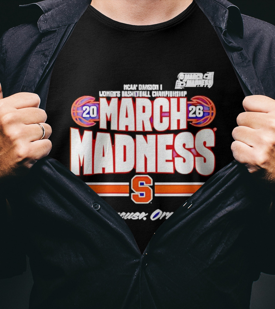 Syracuse Orange 2026 March Madness Basketball T-Shirt
