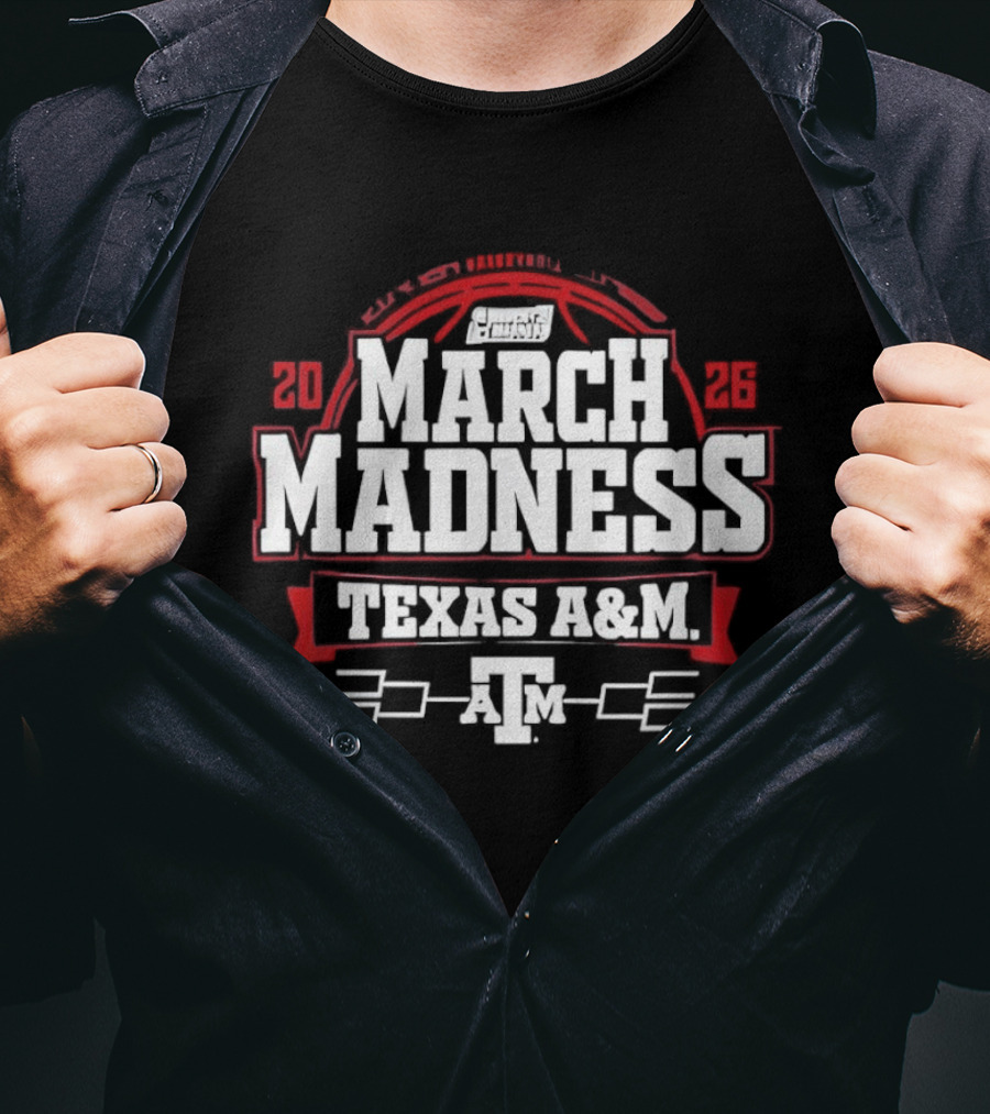 Texas A&M March Madness 2026 Basketball T-Shirt