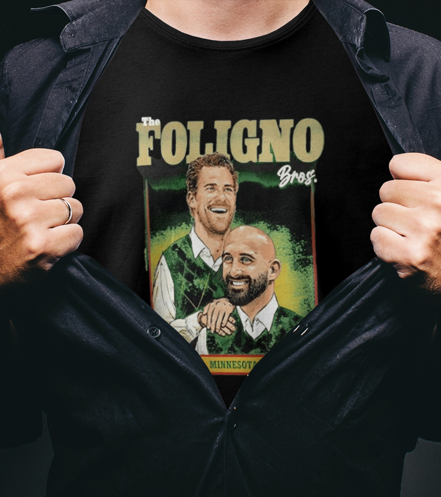 The Foligno Bros Nick Foligno Marcus Foligno Minnesota T-Shirt