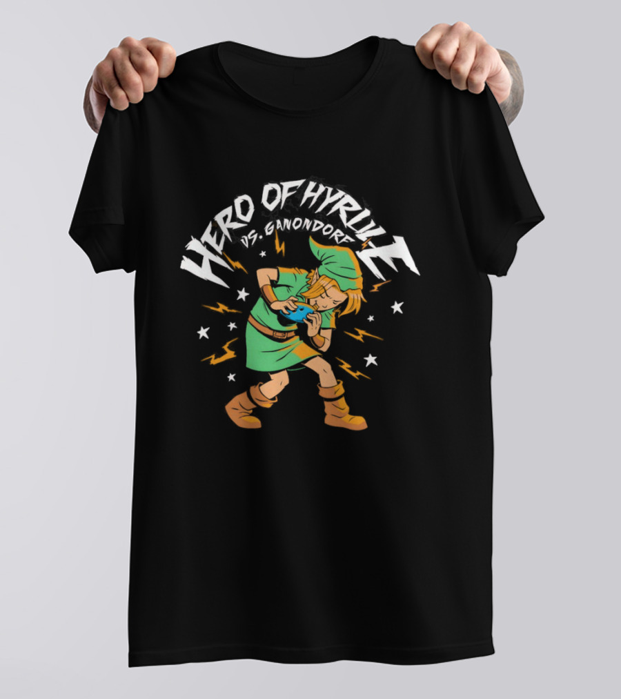 Hero Of Hyrule Legend Of Zelda Retro Gaming T-Shirt