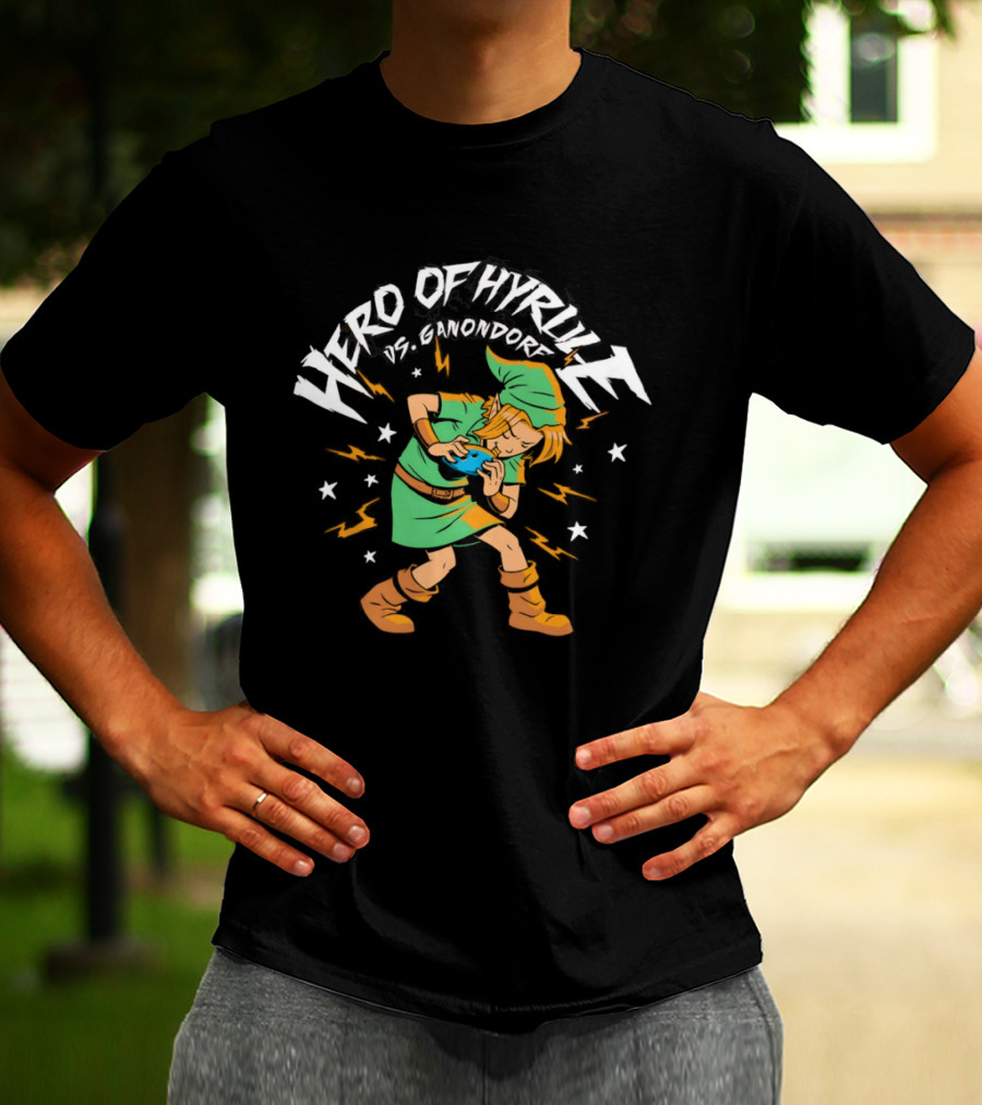 Hero Of Hyrule Legend Of Zelda Retro Gaming T-Shirt