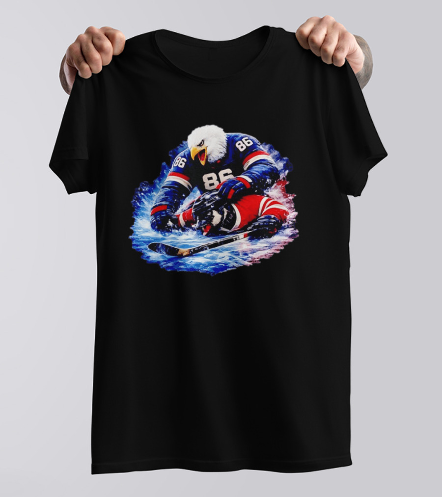 USA Vs Canada Hockey 2026 Eagle Clash T-Shirt
