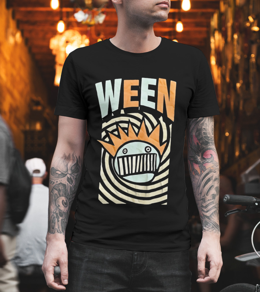 Ween 2017 Tour Boognish Icon Spiral T-Shirt