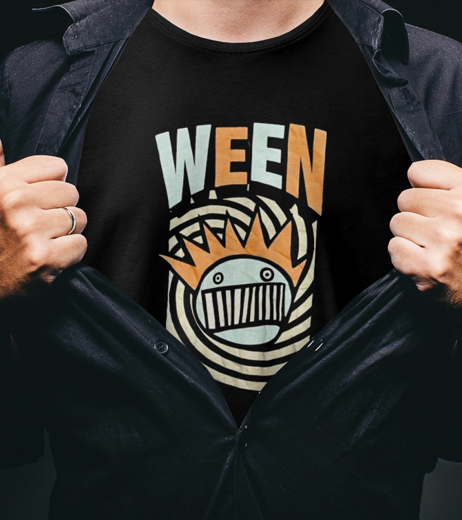 Ween 2017 Tour Boognish Icon Spiral T-Shirt