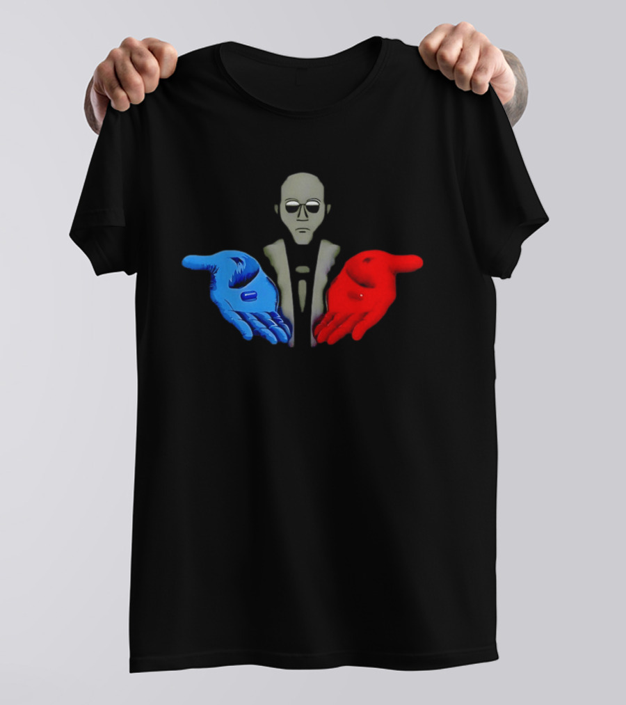 Morpheus Neo Red Pill Blue Pill 1999 Matrix T-Shirt