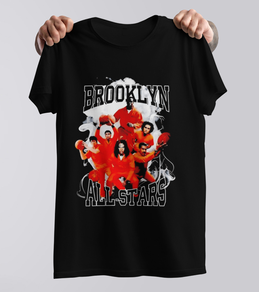 Brooklyn All Stars Basketball Team Creative Smoke T-Shirt
