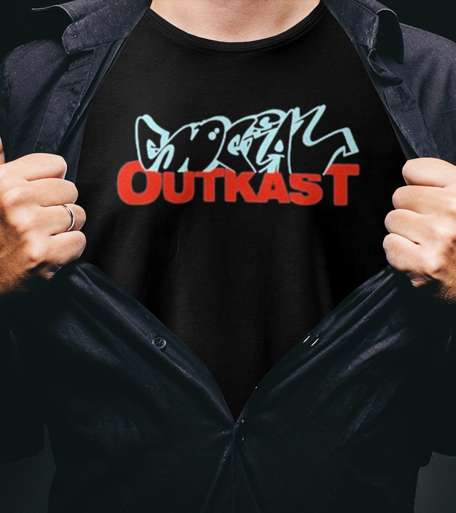 Brotherakia Social Outkast Graffiti Red T-Shirt