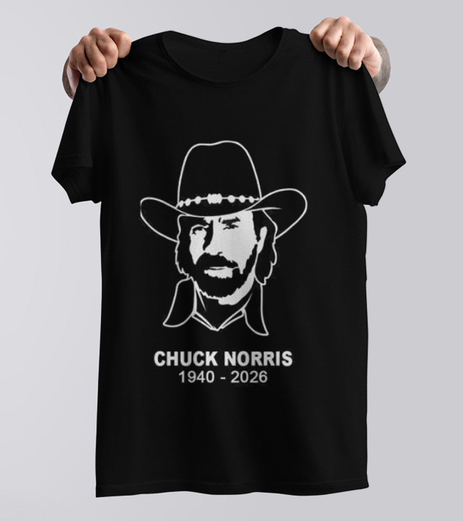 Chuck Norris Forever In Our Memories 1940 2026 WWE Legend 2 Sides T-Shirt