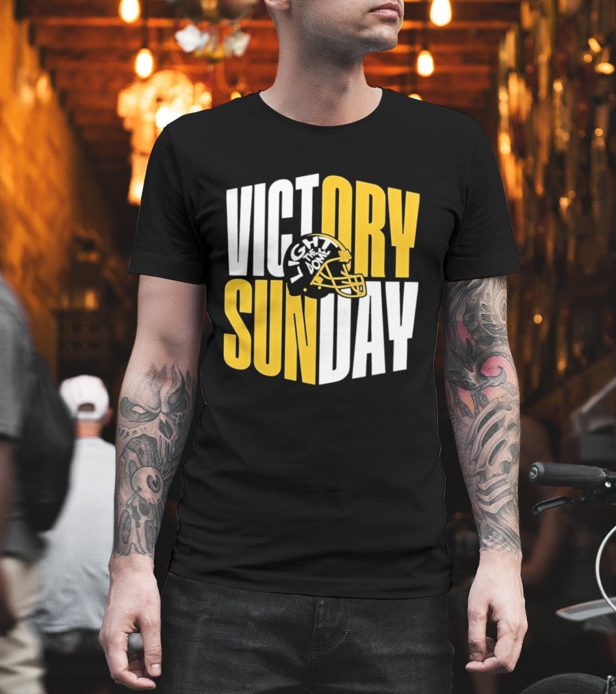 Victory Sunday Light The Dome Helmet T-Shirt