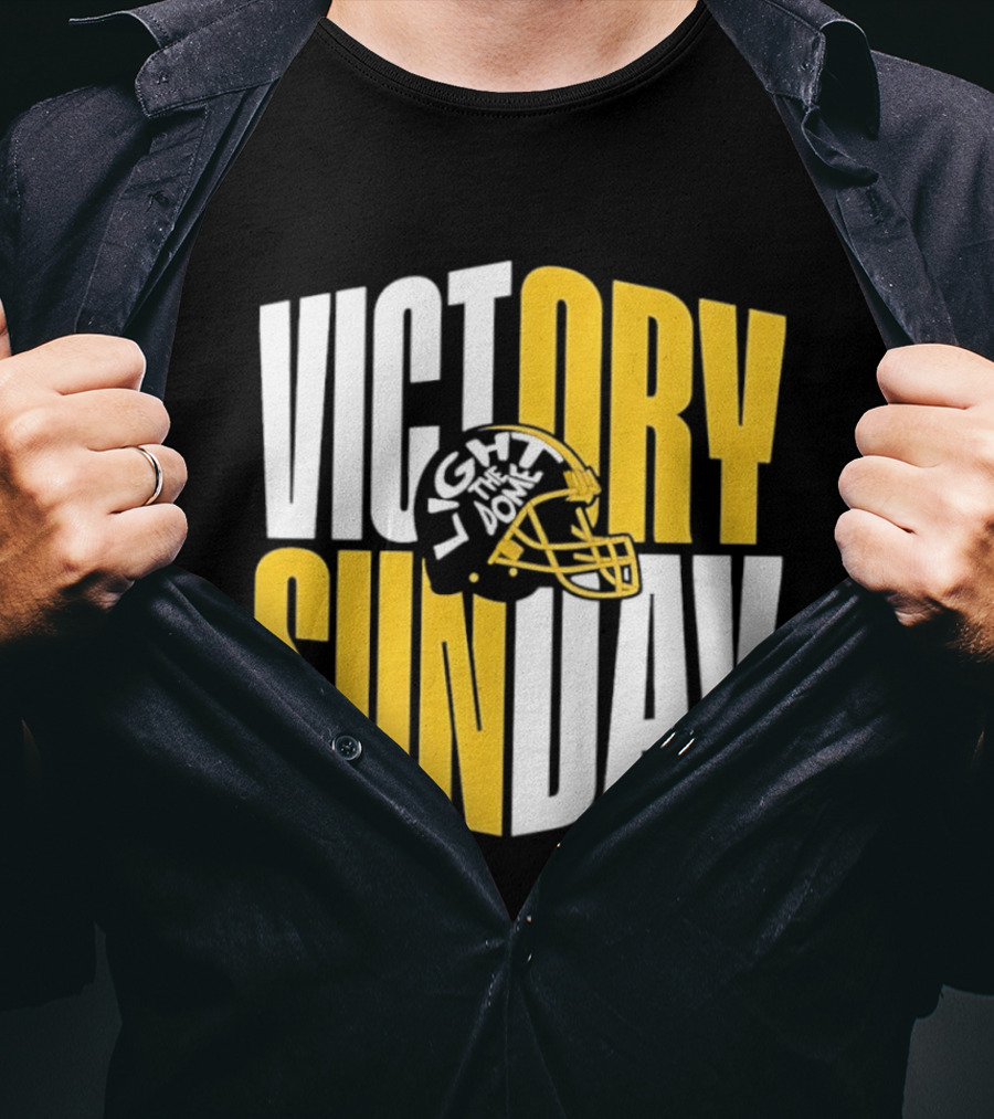 Victory Sunday Light The Dome Helmet T-Shirt