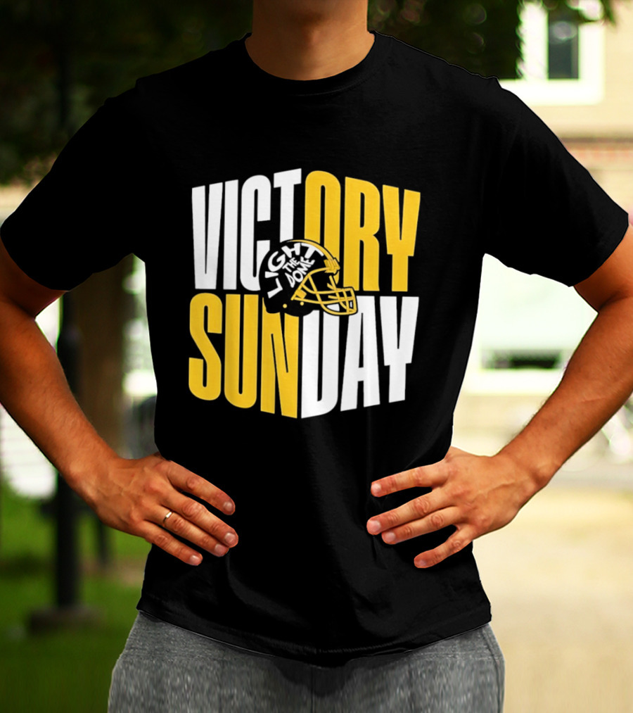 Victory Sunday Light The Dome Helmet T-Shirt